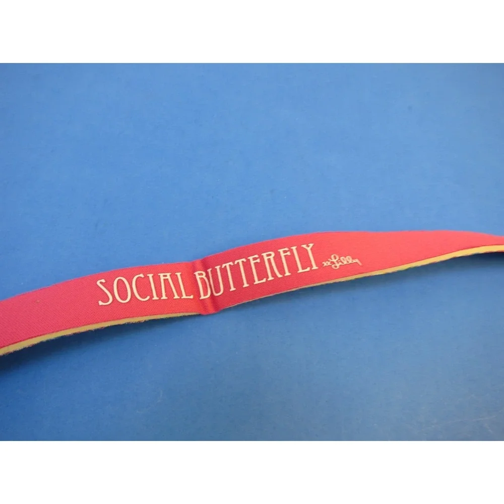 Lilly Pulitzer Pink Social Butterfly Sunglasses Strap Retainer